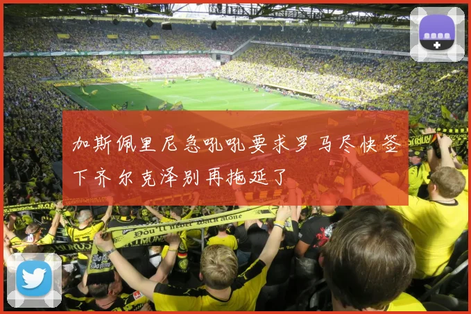 加斯佩里尼急吼吼要求罗马尽快签下齐尔克泽别再拖延了